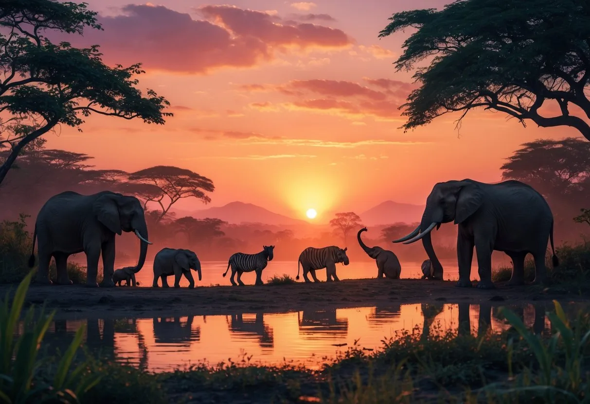 Hvordan solnedgang i aften påvirker truede dyrearter